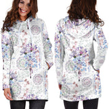 Floral Mandala Women's Hoodie Dress