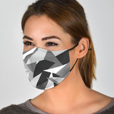 Dirty Urban Grey Army Camouflage Protection Face Mask