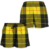 Yellow Tartan Passion Women's Shorts