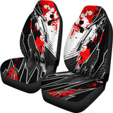 Racing Style Bloody Red & Black Vibes Car Seat Covers