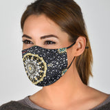 Exclusive Ornamental Mandala Design Two Protection Face Mask