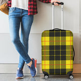 Yellow Tartan Passion Luggage Cover