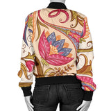 Royal Paisley Women's Bomber Jacket