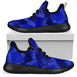 Dangerous Blue Mesh Knit Sneakers