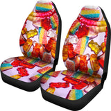 Gummy Pink Yummy Pride Sweet Candy Car Seat Covers