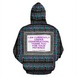 I am currently under construction. Positive & Sarcastic Quotes Perfect Hoodie