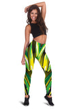 Racing Style & Brazil Colors Women's Leggings