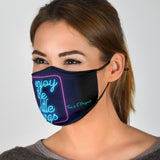 Enjoy The Little Things Neon Design Protection Face Mask