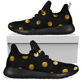 Luxury Golden Dots Mesh Knit Sneakers