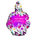 Colorful Abstract Art Hoodie - Boss Girl Sweatshirt - Empathy & Morons