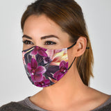 Colorful Flowers Art Two Protection Face Mask