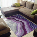 Beautiful Purple Agate Area Rug