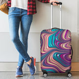 Marble Harmony Luggage Cover