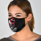 Skull & Clown in One Modern Art Protection Face Mask