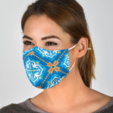 Classic Luxury Ornamental Design Two Protection Face Mask