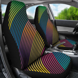 Party Lights On Car Seat Cover