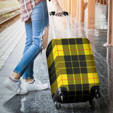 Yellow Tartan Passion Luggage Cover