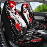 Racing Style Bloody Red & Black Vibes Car Seat Covers