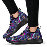 Amazing Purple Night Sky Mesh Knit Sneakers