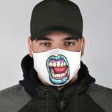 Crazy Pop Art Open Mouth Protection Face Mask