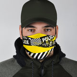 Yellow With Danger Zone Stripes Protection Face Mask