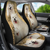 Lovely Samoyed Car Seat Covers