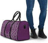 Luxury Plum Bandana Style Travel Bag