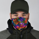 Colorful Lotus Design Protection Face Mask