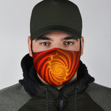 Abstract Colorful Spiral 2 Vibe Protection Face Mask