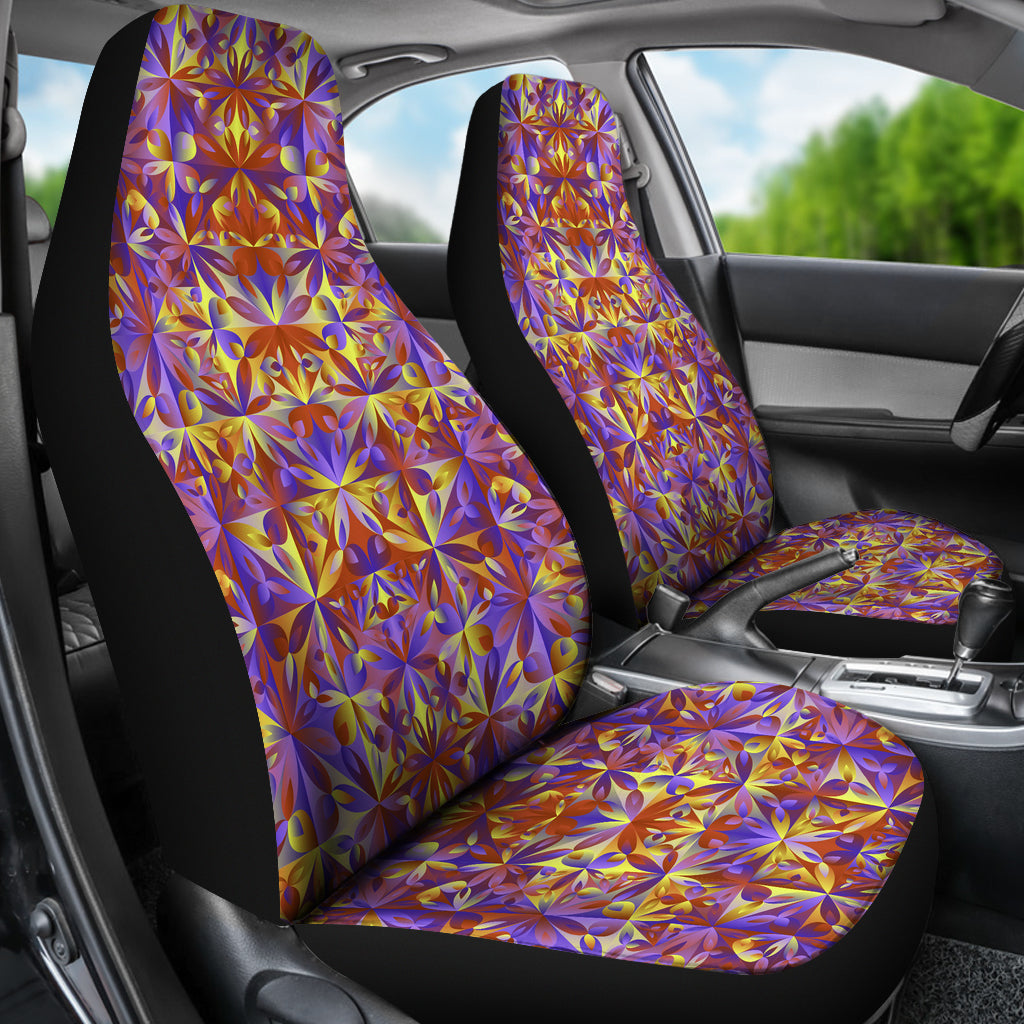 Psychedelic Orange Car Seat Cover – This is iT Original