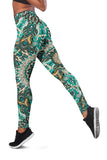 Green Mandala Style Women's Leggings