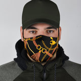 Design Gold Chains & Strap Protection Face Mask