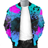 I can't go a day without music. Street Art Design Men's Bomber Jacket