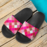 Pink Tiles Magical World Slide Sandals