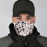 Classic Leopard Art  White Style Protection Face Mask