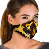 Classic Leopard Art Design Premium Protection Face Mask