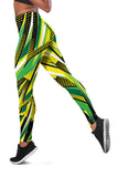 Racing Style & Brazil Colors Women's Leggings