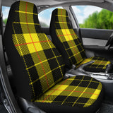 Yellow Tartan Passion Car Seat Cover