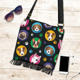 Cute Dogs Club Crossbody Boho Handbag