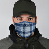 Classic Blue Tartan  Protection Face Mask