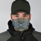 Luxury Alligator Skin Design Protection Face Mask