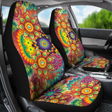 Summer Mandala Car Seat Cover