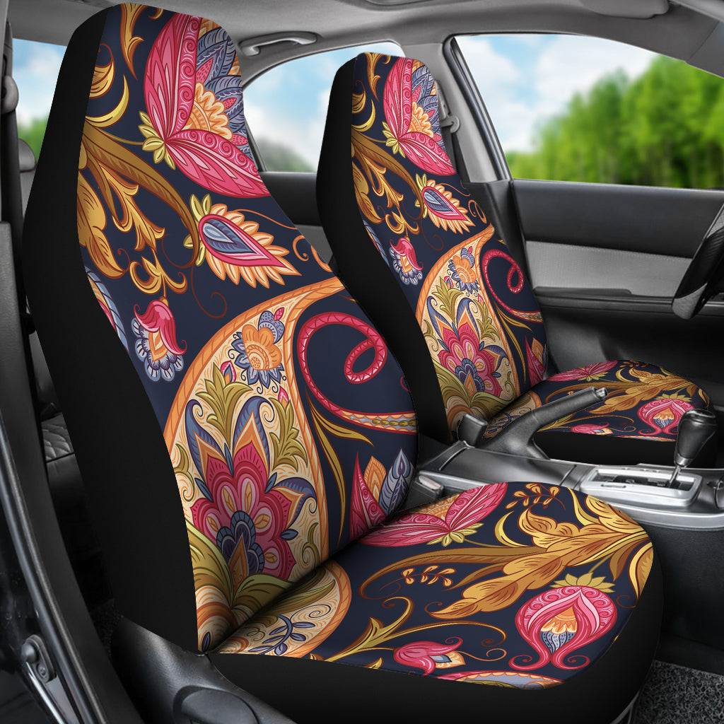 Royal Blue Paisley Car Seat Cover – This is iT Original