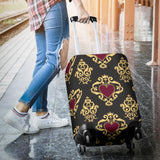 Luxury Royal Hearts Luggage Cover