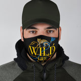 Luxurious Design Wild Life Chains With Leopard Style Protection Face Mask