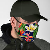 Colorful Floral Art Design Protection Face Mask