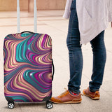 Marble Harmony Luggage Cover