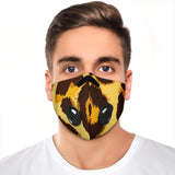 Classic Leopard Art Design Premium Protection Face Mask