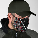 Black Bandana Style Protection Face Mask