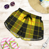 Yellow Tartan Passion Women's Shorts